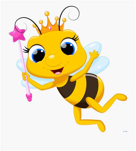Queen Bee Clip Art Queen Honey Bee Cartoon Transparent Cartoon