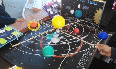 sexto grado grupo d maquetas del sistema solar 2017