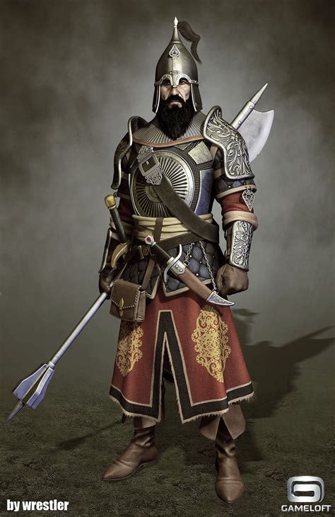 Arab Knight Render Georgi Georgiev Persian Warrior Knight Fantasy