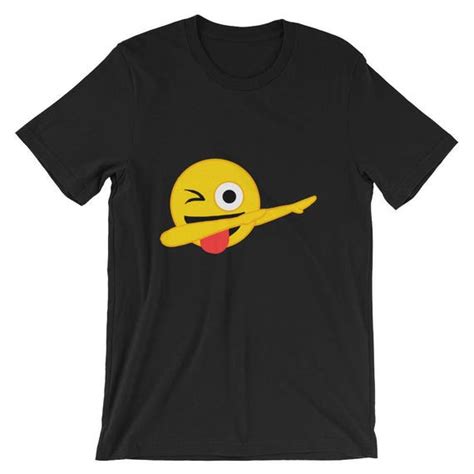 Dabbing Emoji Dance Dab Funny Unisex Shirt Cute Tongue Out Etsy