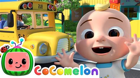 Wheels On The School Bus Cocomelon And Kids Songs Learning Videos