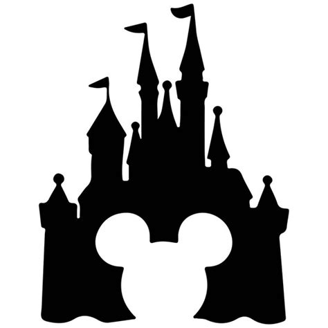Disney Inspired Mickey Castle Waterproof Vinyl Sticker Decal Etsy
