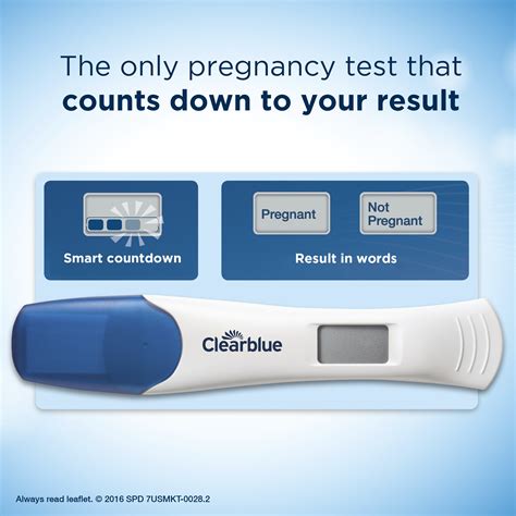 Buy Clearblue Digital Pregnancy Test With Smart Countdown 3 Count