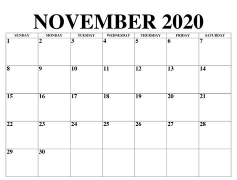 20 приемов и трюков ms excel для продвинутых. Kalender November 2020 Monatlichen Zeitplan festlegen