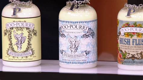 Poo Pourri Set Of 3 4 Oz Bathroom Deodorizers In Organza Bags On Qvc Youtube