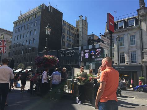 London Palladium Near Oxford Street Central London England on Friday