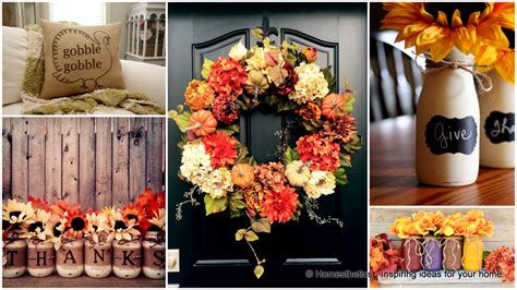 20 easy thanksgiving decor ideas to get your home in the holiday spirit. 17 DIY Ideas for Easy Thanksgiving Decorating (Part 1)