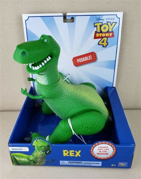 Toy Story 4 Rex 10 Poseable Dinosaur Figure Disney Pixar Walmart