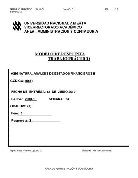 Pdf Modelo De Respuesta Trabajo PrÁctico Universidad Nacional Abierta
