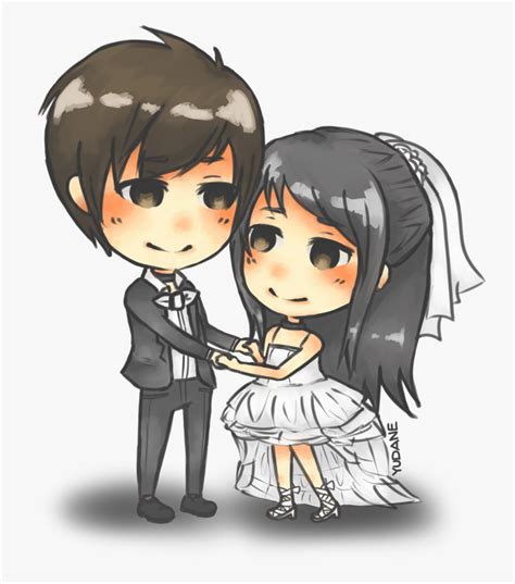 Anime Chibi Wedding Couple Png Download Anime Chibi Couple Png