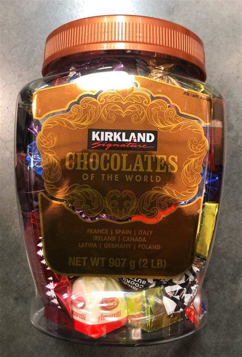 Kirkland Signature Chocolates Of The World In Assortment Jar Lb