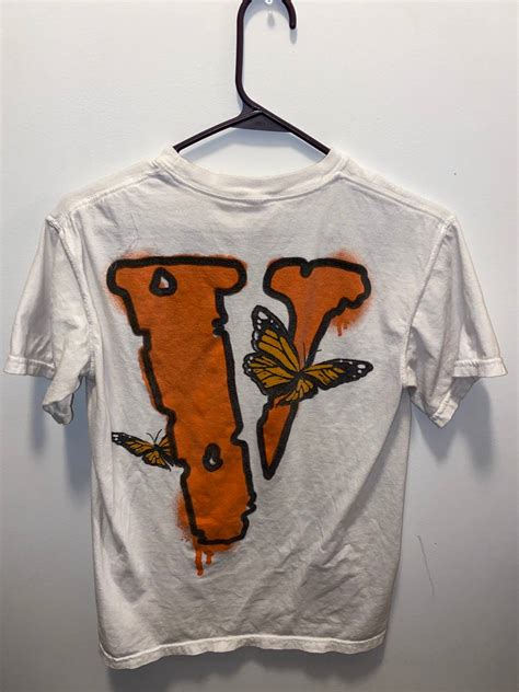 Vlone Vlone X Juice Wrld Butterfly Shirt Grailed