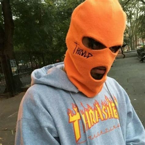 Instagram Ski Mask Gangsta Style Grunge Aesthetic