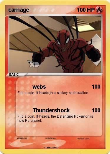Pokémon Carnage 225 225 Webs My Pokemon Card
