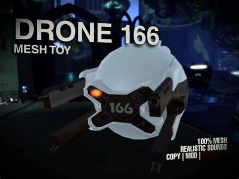 Second Life Marketplace Drone 166