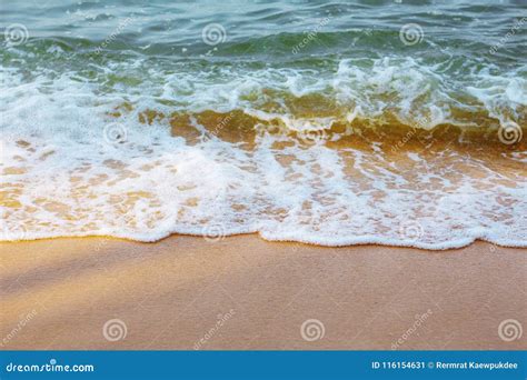 Sand Beach And Waves Stock Image Image Of Beach Brown 116154631