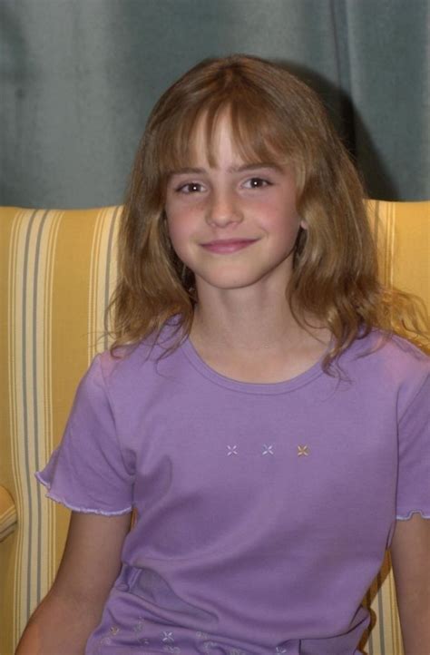 emma at a press conference for “harry potter and the philosopher s stone” august 23 2000