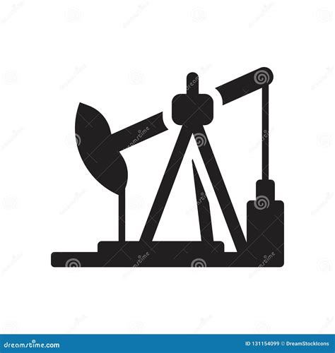 Oilfield Icon Trendy Oilfield Logo Concept On White Background Stock