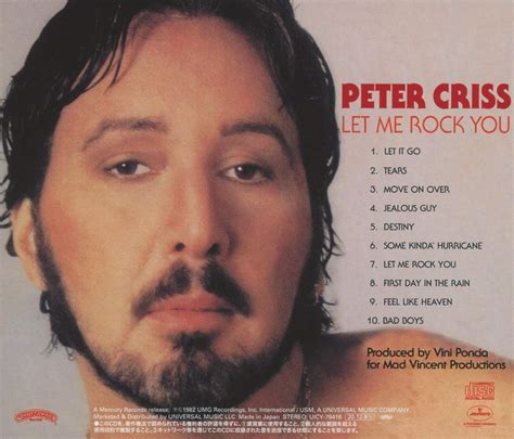 Classic Rock Covers Database Peter Criss Let Me Rock You 1982