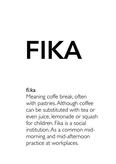 Fika Posters And Prints By Linda Flod Printler