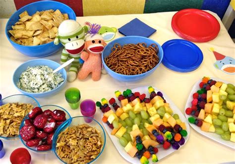Party Table 3 Birthday Party Food Kids Summer Party Brownie Recipes