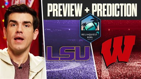 LSU Vs Wisconsin ReliaQuest Bowl Preview Prediction Bets YouTube