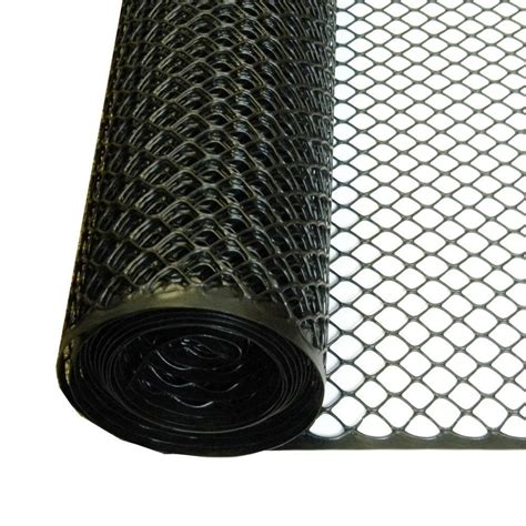 Tenax 3 Ft X 25 Ft Black Poultry Hex Fence 206866 The Home Depot In