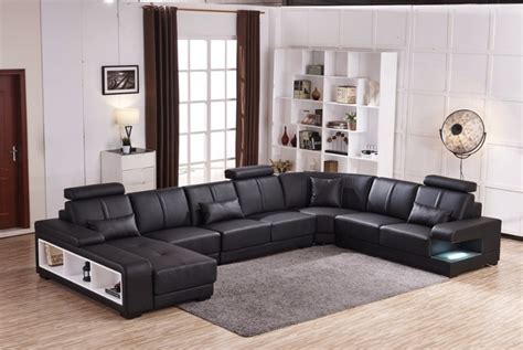 Beanbag Chaise Specail Offer Sectional Sofa Design U Shape 7 Seater