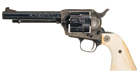 Factory Engraved 1st Gen Colt Saa Revolver Letter Rock Island Auction