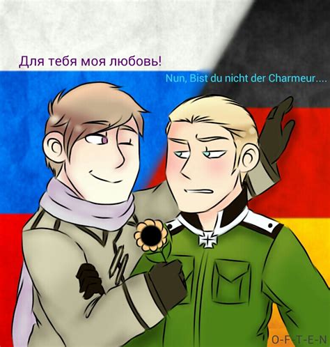 Hetalia Germany X Russia For You By O F T E N On Deviantart