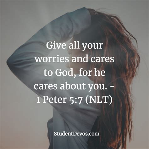 Or, what shall we drink? daily-bible-verse-and-teen-devotion-1-peter-5-7 ...