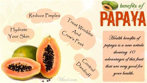 Top 10 Healthy Benefits Of Papaya Papita For Skin And Health