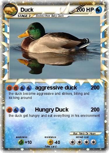 Pokémon Duck 172 172 Aggressive Duck My Pokemon Card