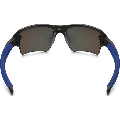 oakley sport flak 2 0 xl polished black sunglasses sapphire iridium oo9188 23 sportique