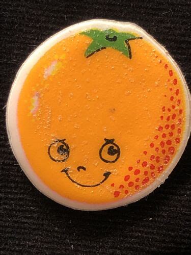 1 Vintage 80’s Orange Sniff Puffy Sticker Not Sticky Ebay