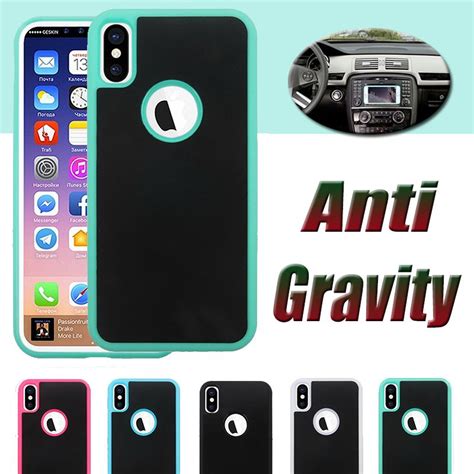 anti gravity case nano suction magic phone shell anti fall self protection sticky cover for