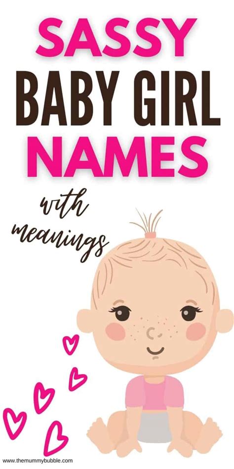 Sassy Baby Girl Names The Mummy Bubble