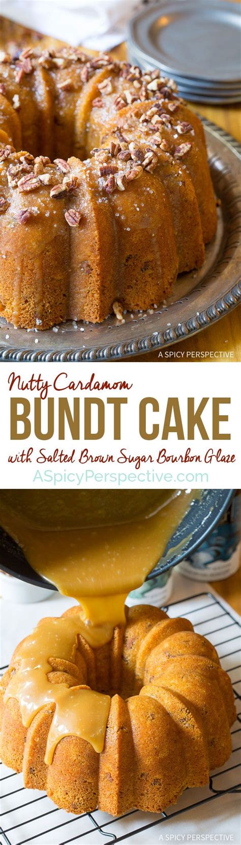 Crazy Over This Nutty Cardamom Bundt Cake With Bourbon Glaze On