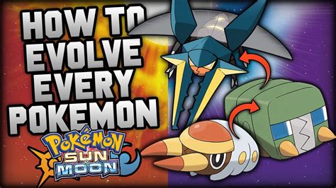 After all, with just a month to go before the game's release, there's never been a better time to familiarise. How to Evolve Every Single New Pokemon in Pokemon Sun and ...