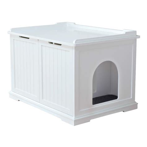 Trixie Xl Wooden Cat House And Litter Box Whi Baxterboo