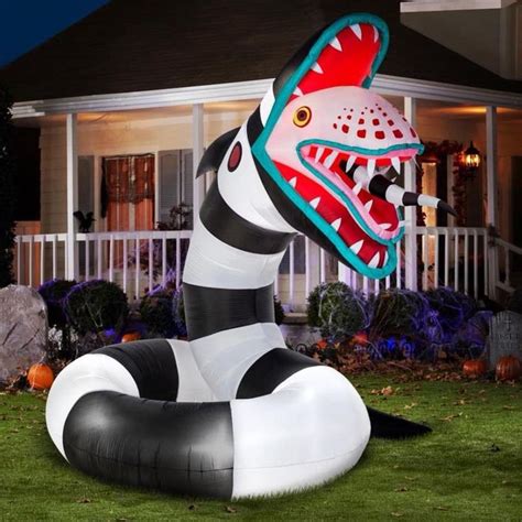 Now you can fit the whole beetlejuice set right into your home. Beetlejuice Halloween decorations at Home Depot!!! 💀🎃👻⚰️ ...