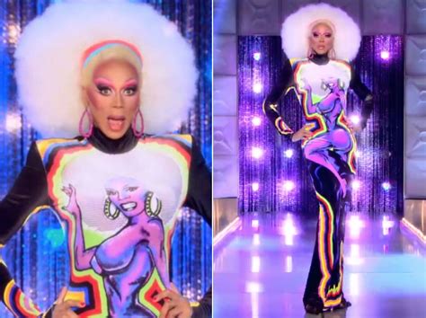 rupaul s fiercest fashion moments in drag race herstory disco dress rupaul drag rupauls drag