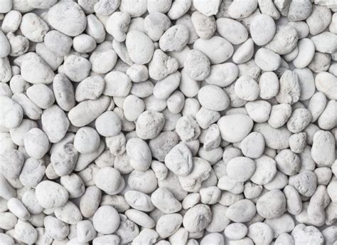 White Pebbles Stone Texture And Background Stone Texture White