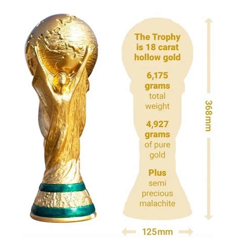 How Much Does The Fifa World Cup Trophy Weigh Quora