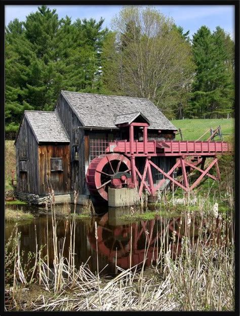 Vermont Water Wheel Water Wheel Windmill Water Water Mill