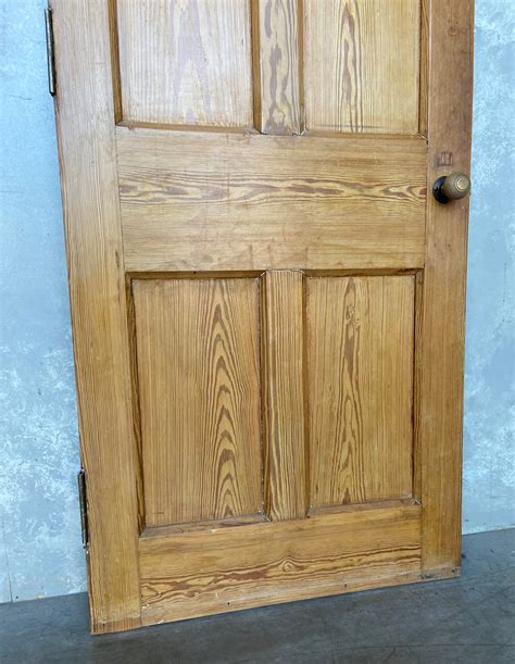 Reclaimed Pitch Pine Solid Internal Door L