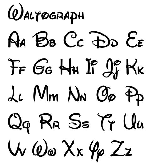 Disney Style Font Handwriting Alphabet Police Alphabet Disney Disney Letters Mickey Mouse