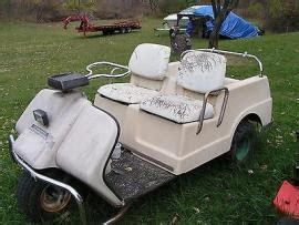 ship  golf cart harley davidson vintage  wheel gas engi