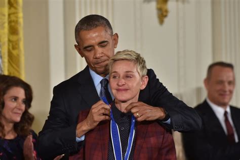 Ellen Degeneres Left In Tears After Receiving Top Honour From Obama Metro News