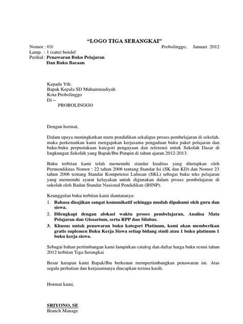 Untuk sebuah perusahaan, jasa catering adalah hal kritikal dengan surat yang kami ini, kami hendak menawarkan jasa kerjasama catering dengan mutu 7. Contoh Proposal Penawaran Reguler Ke Sekolah Atau Yayasan